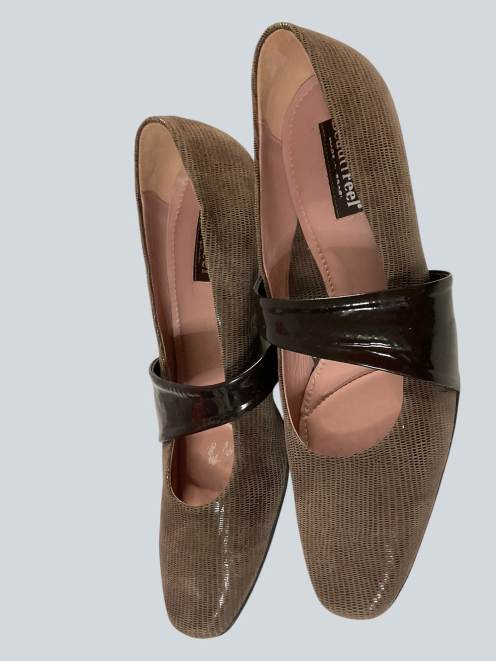 BeautiFeel Victoria Mary Jane Textured Pumps Women's Size EU 40/US 9 - Picture 2 of 9